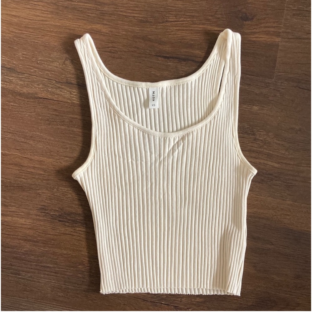 KOTN Ribbed Crop Tank
